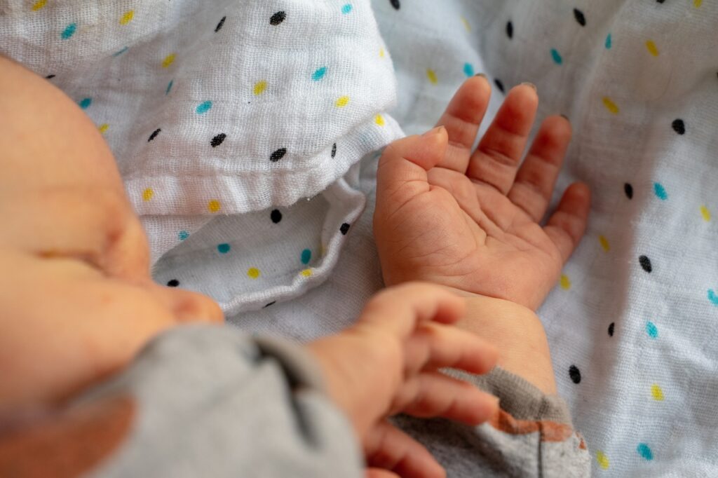 baby hand, infant, finger